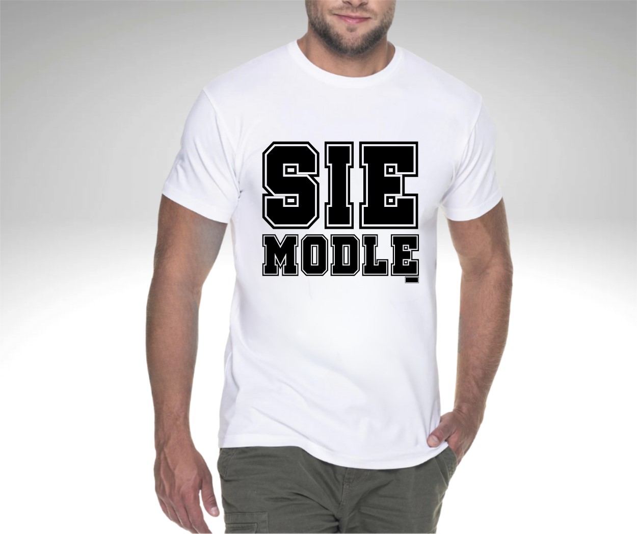 Koszulka męska #SIĘ MODLĘ Koszulka męska #SIĘ MODLĘ