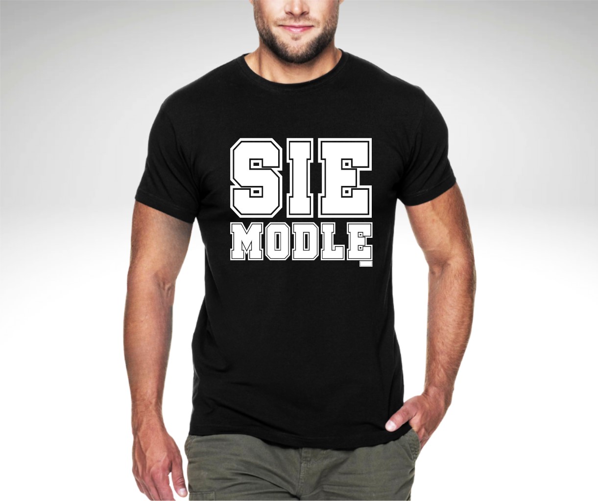 Koszulka męska #SIĘ MODLĘ Koszulka męska #SIĘ MODLĘ