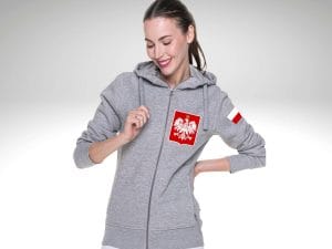 Bluza męska z kapturem rozpinana  JAKI ZNAK TWÓJ