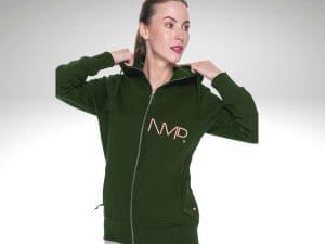 Bluza damska z kapturem rozpinana MIĘDZY CIERNIEM LILIA