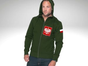 Bluza męska z kapturem rozpinana JAKI ZNAK TWÓJ Bluza męska z kapturem rozpinana JAKI ZNAK TWÓJ