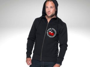 Bluza męska z kapturem rozpinana DOPÓKI WALCZYSZ Bluza męska z kapturem rozpinana DOPÓKI WALCZYSZ