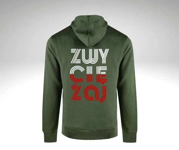 Bluza męska z kapturem rozpinana  ZWYCIĘŻAJ