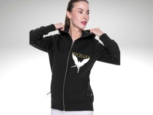 Bluza damska z kapturem rozpinana ARCHANIOŁ MICHAŁ