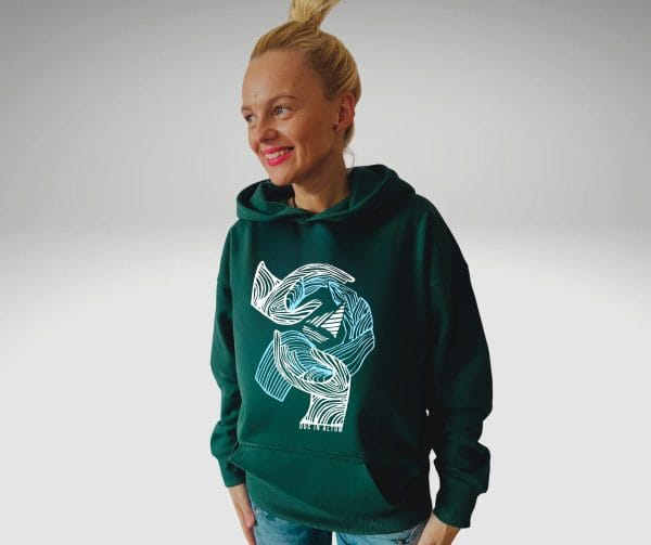 Bluza z kapturem damska A JA WIERZĘ