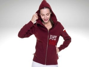 Bluza męska z kapturem rozpinana  ZWYCIĘŻAJ