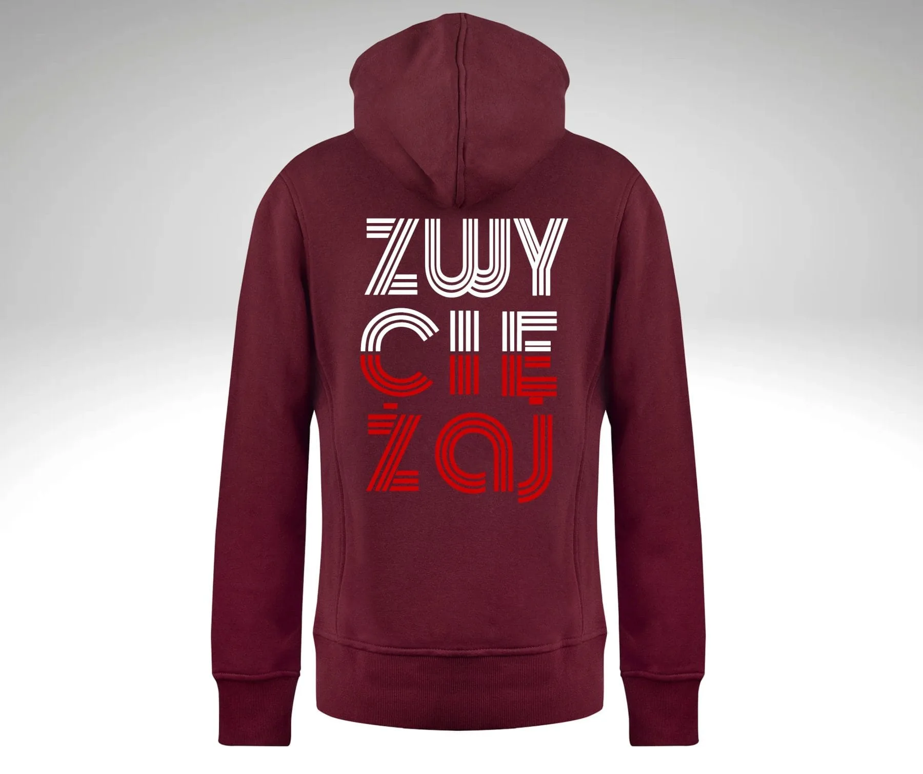 Bluza męska z kapturem rozpinana  ZWYCIĘŻAJ