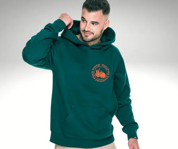 Bluza z kapturem męska DOPÓKI WALCZYSZ