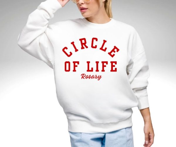 Bluza damska OVERSIZE CIRCLE OF LIFE ROSARY