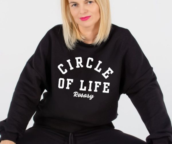 Bluza damska OVERSIZE CIRCLE OF LIFE ROSARY