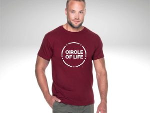 Koszulka męska KRĄG ŻYCIA Koszulka męska KRĄG ŻYCIA